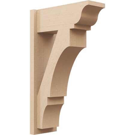 Ekena Millwork 7 1/2-in W x 18-in D x 30-in H Balboa Trad Rough Cedar Woodgrain TimberThane Outlooker, Primed Tan OUTUR075X18X30BOA04RCPR